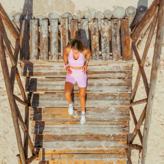 CORE SHORT LEGGINGS l The Blush Edit l Pink