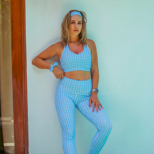 CORE LONG LEGGINGS l The Azure Edit l Blue