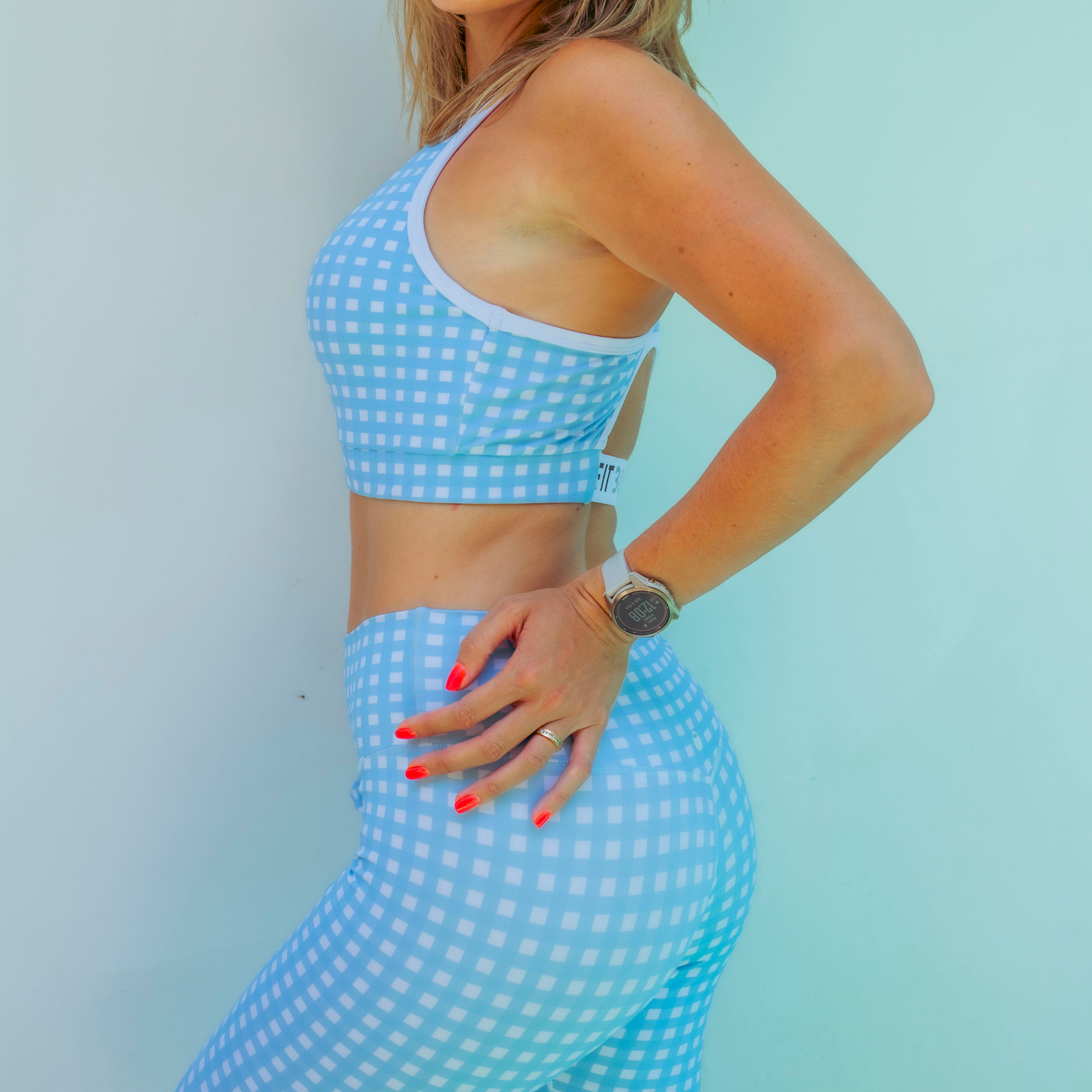 CORE LONG LEGGINGS l The Azure Edit l Blue