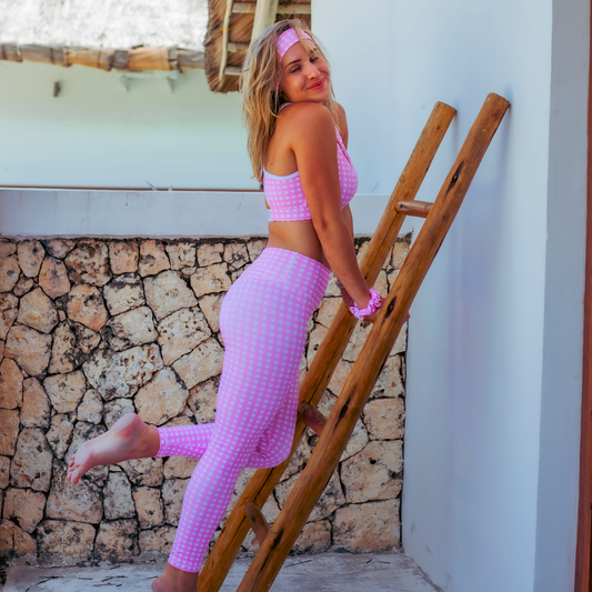 CORE LONG LEGGINGS l The Blush Edit l Pink