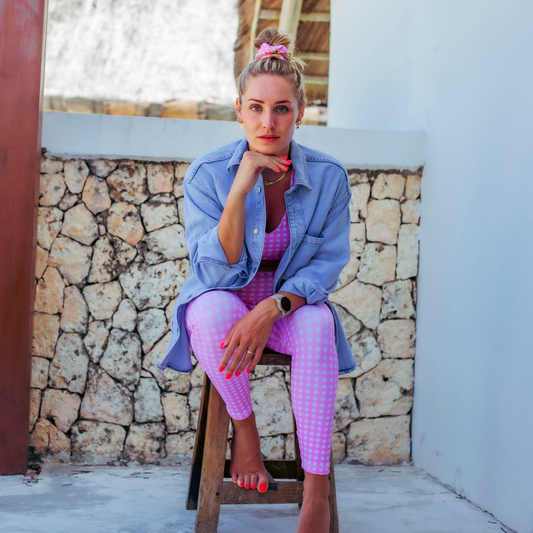 CORE LONG LEGGINGS l The Blush Edit l Pink